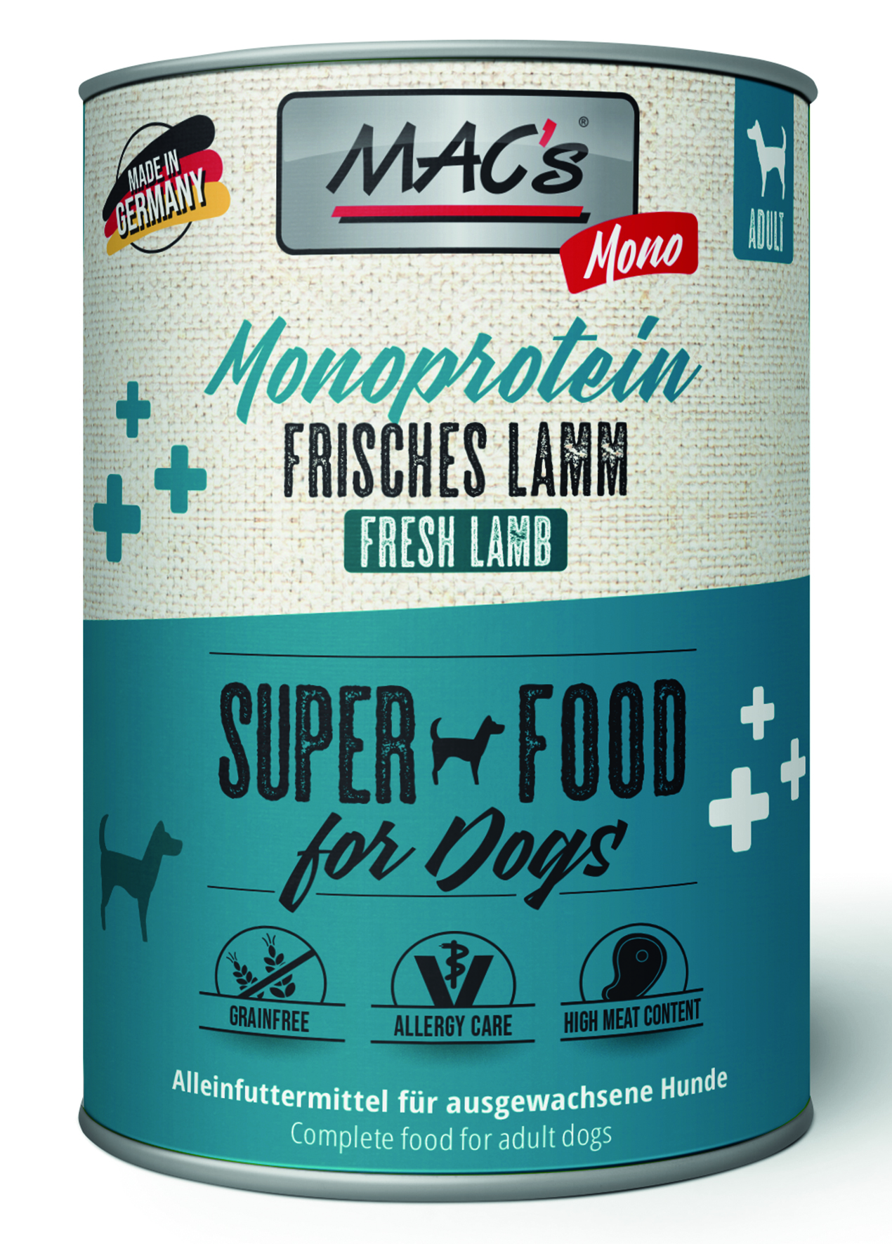 MAC´s - DOG Mono Sensitive Lamm - 6 x 400 g - 1