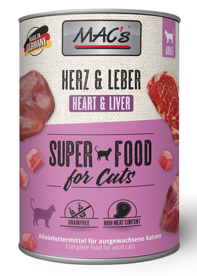 MAC´s - CAT Herz & Leber - 6 x 400 g - 1