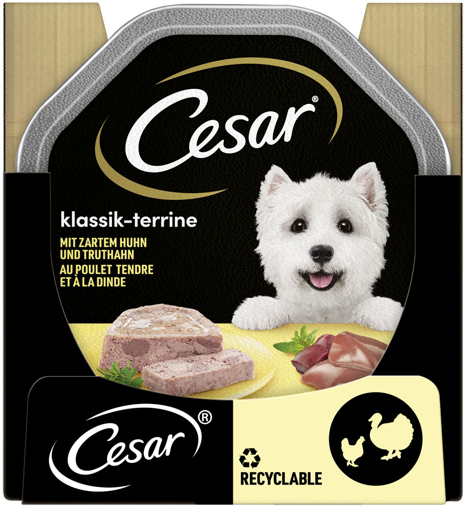 Cesar - Klassiker Huhn & Truthahn - 14 x 150g - 3