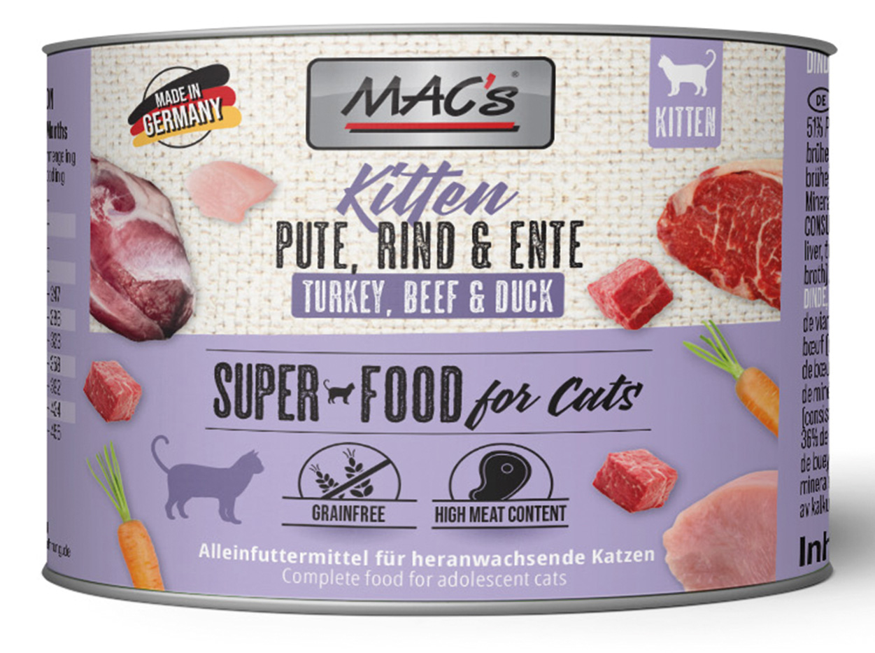 CAT Kitten Pute/Rind & Ente