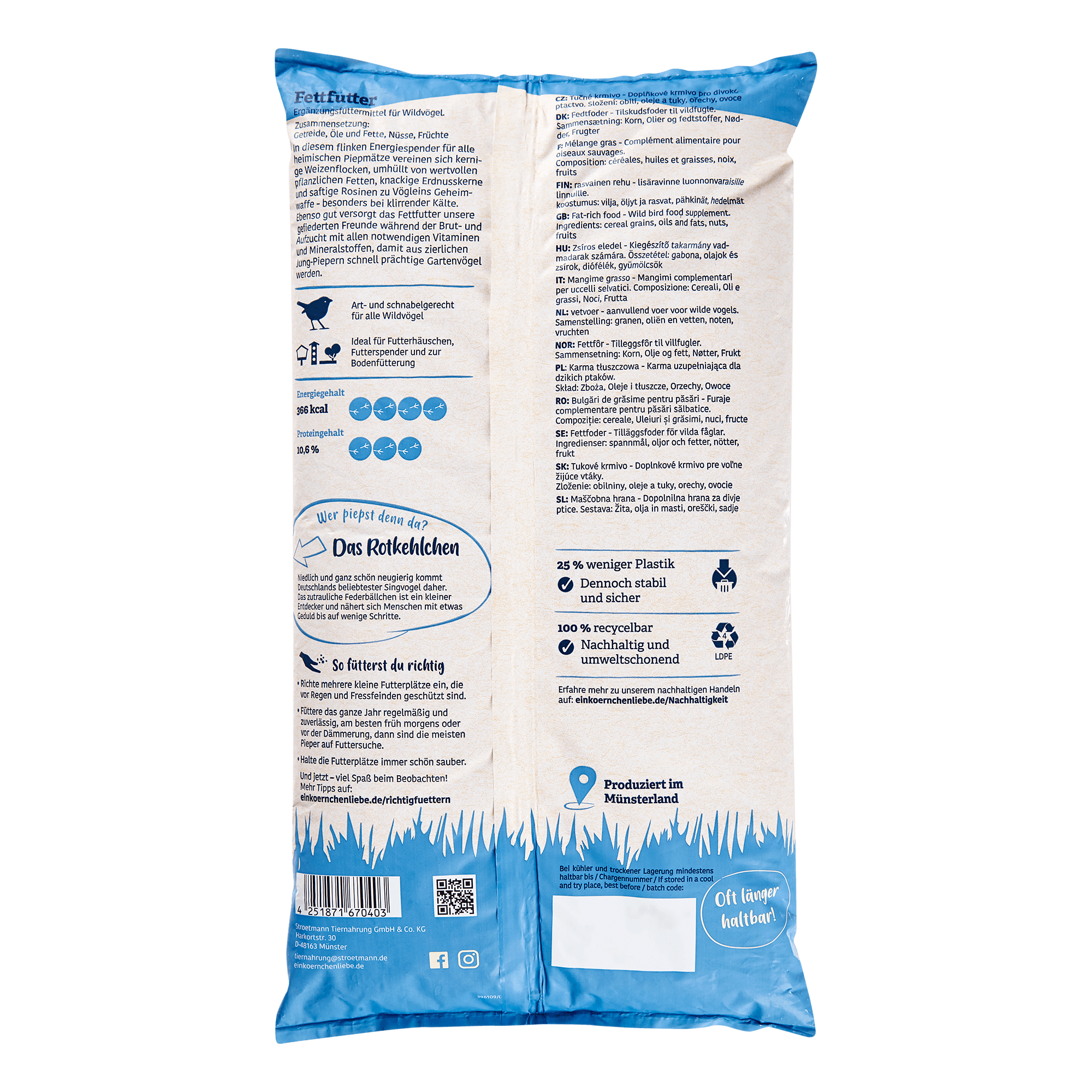 elles - Fettfutter 2,5kg - 6 x 2.5 kg - 4