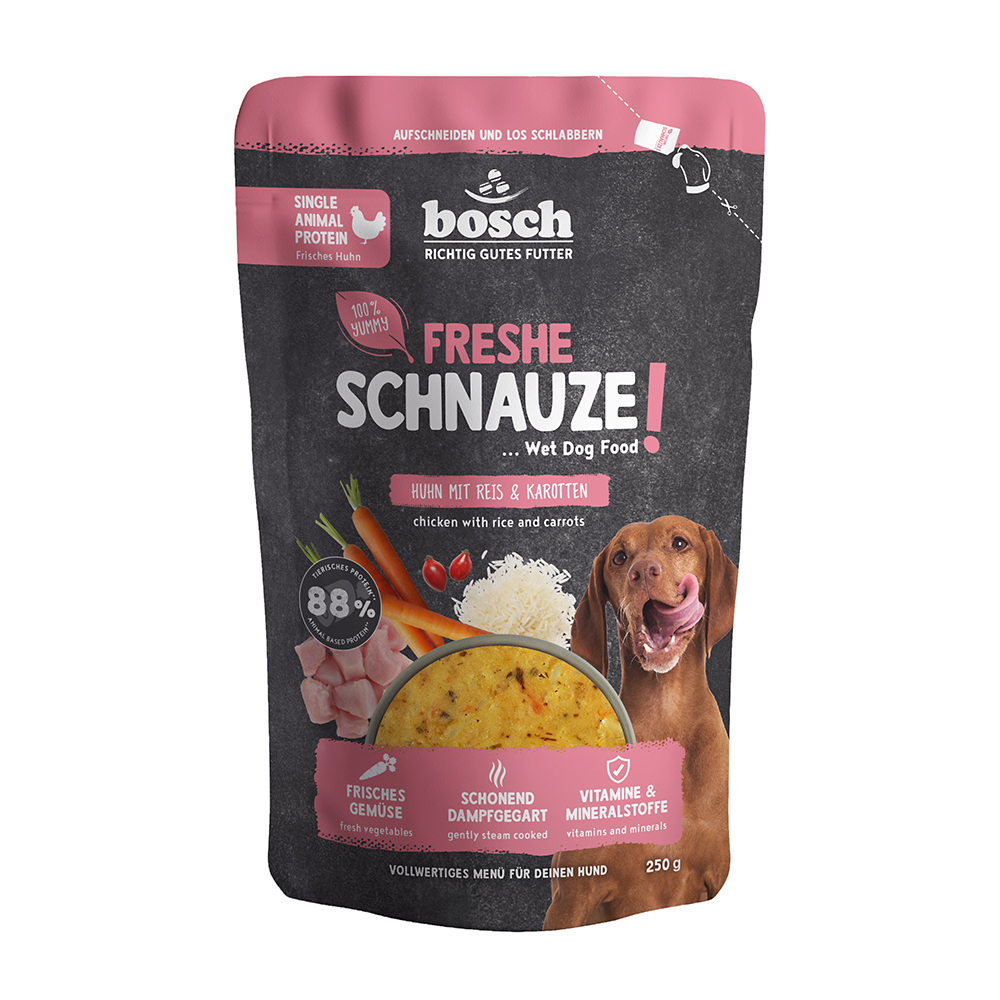 Freshe Schnauze - Huhn mit Reis & Karotten