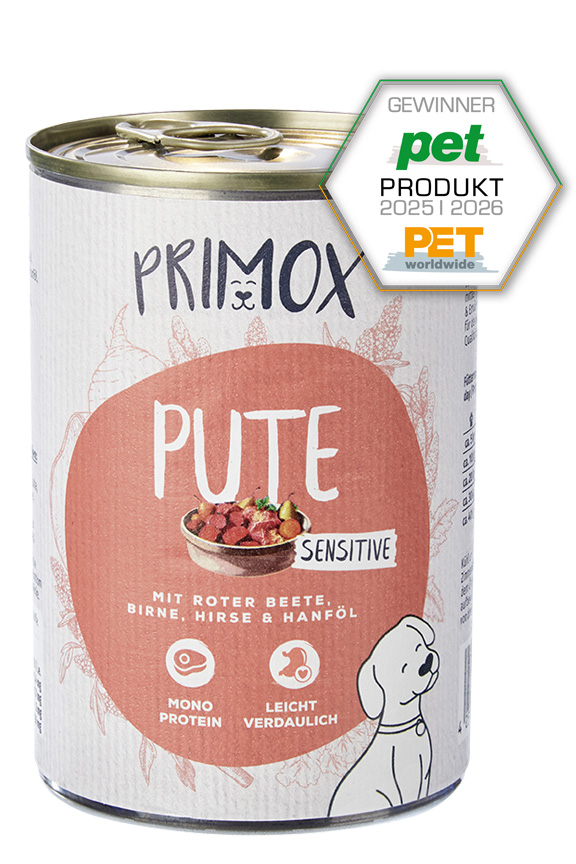 Hunde Nassfutter MENÜ mit Pute 6 x 400g