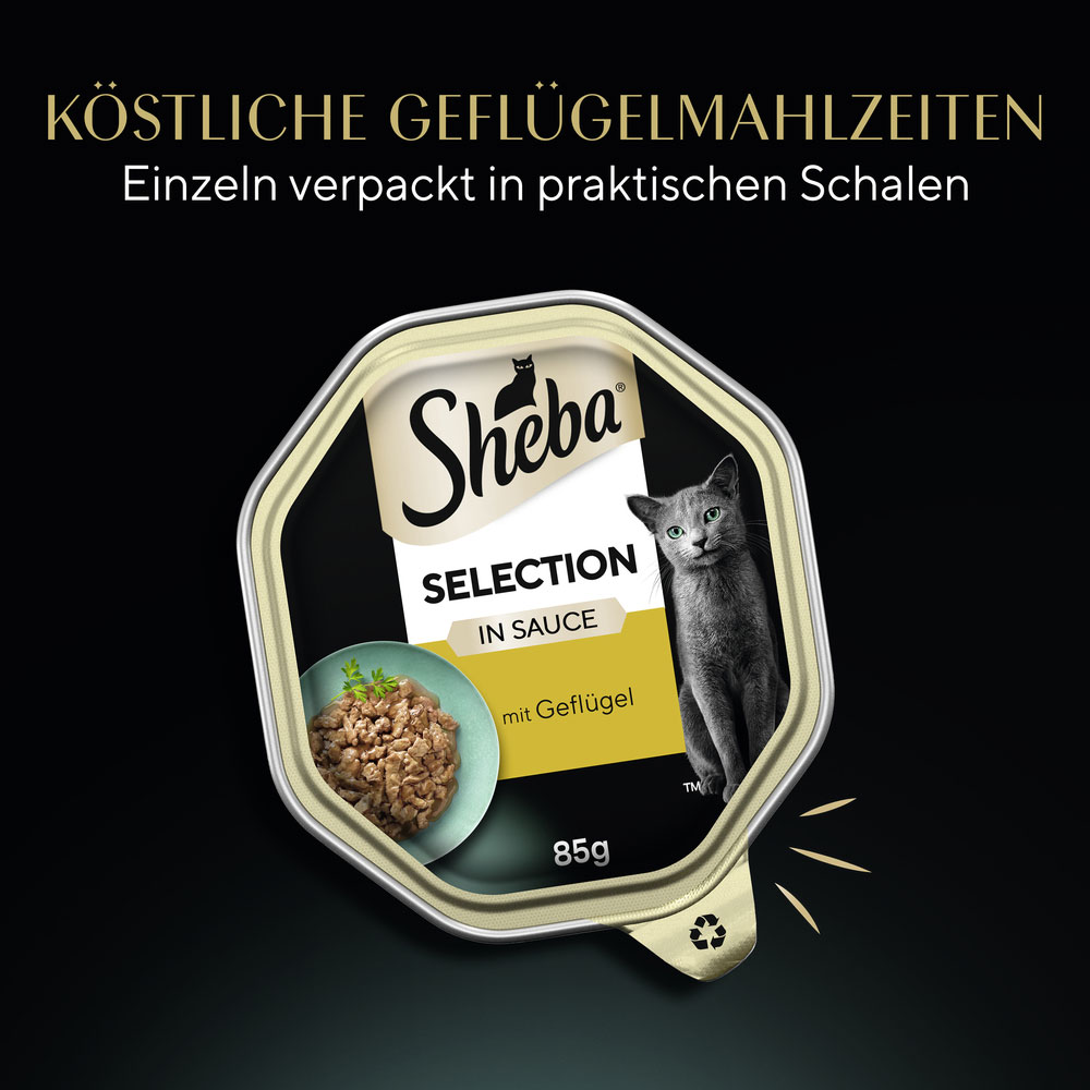 Sheba - Selection Geflügel in Sauce - 22 x 85 g - 2