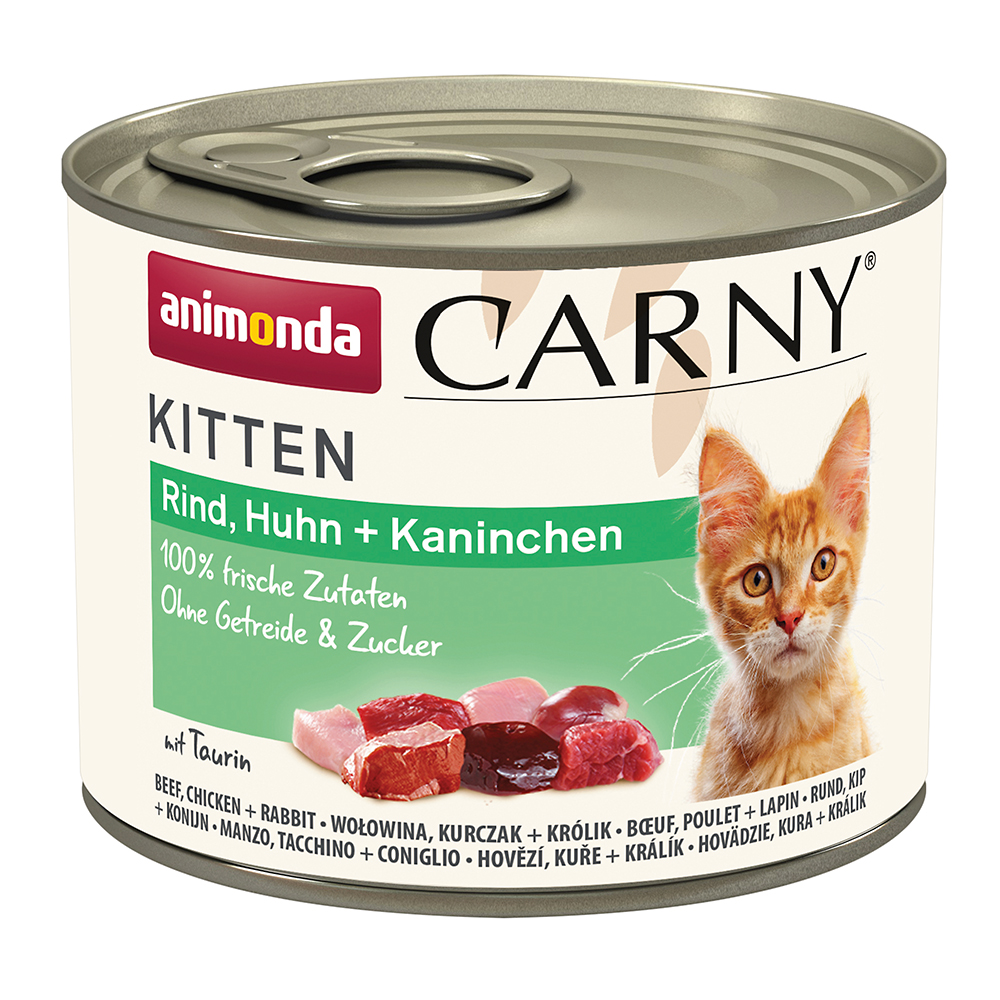 Animonda Carny - Kitten Rind & Huhn & Kaninchen - 1