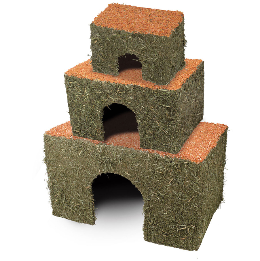 JR Farm - Heu-Haus Karotte klein - 1 x 1 Stück - 2