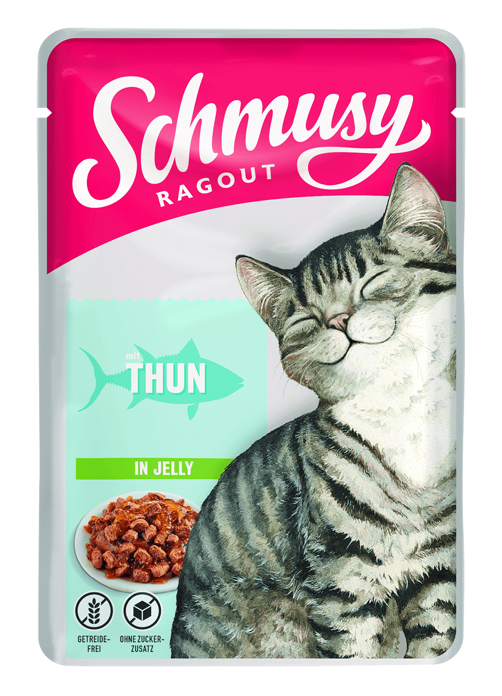 Schmusy - Ragout mit Thunfisch in Jelly - 22 x 100 g - 1