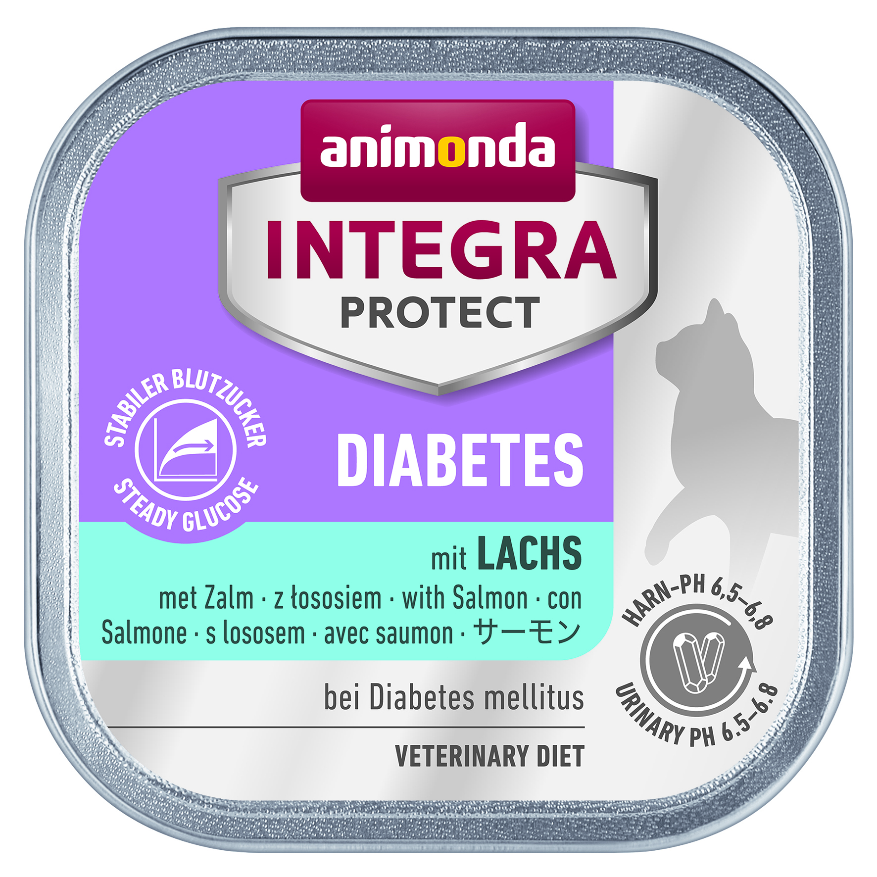 Animonda Integra - Protect Diabetes Lachs - 16 x 100 g - 1