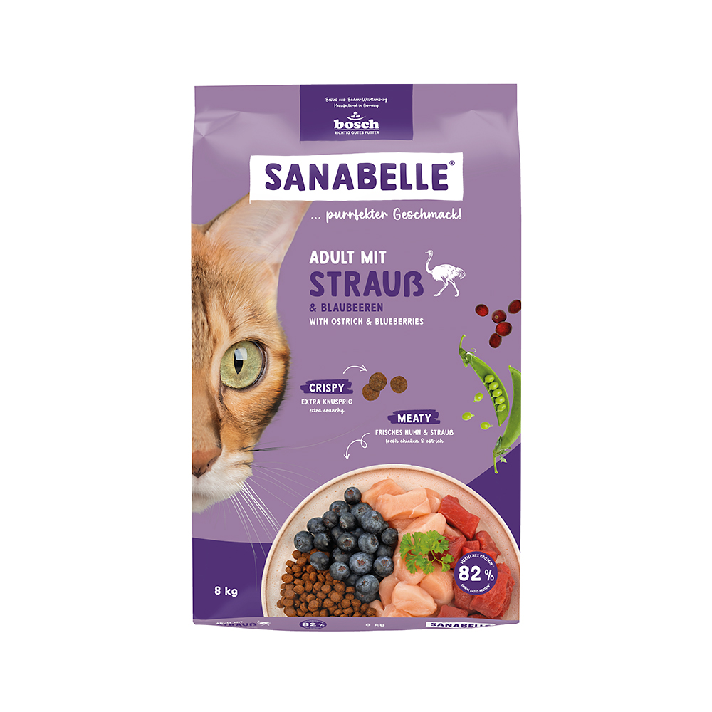 Sanabelle - Adult mit Strauß - 1 x 8kg - 1