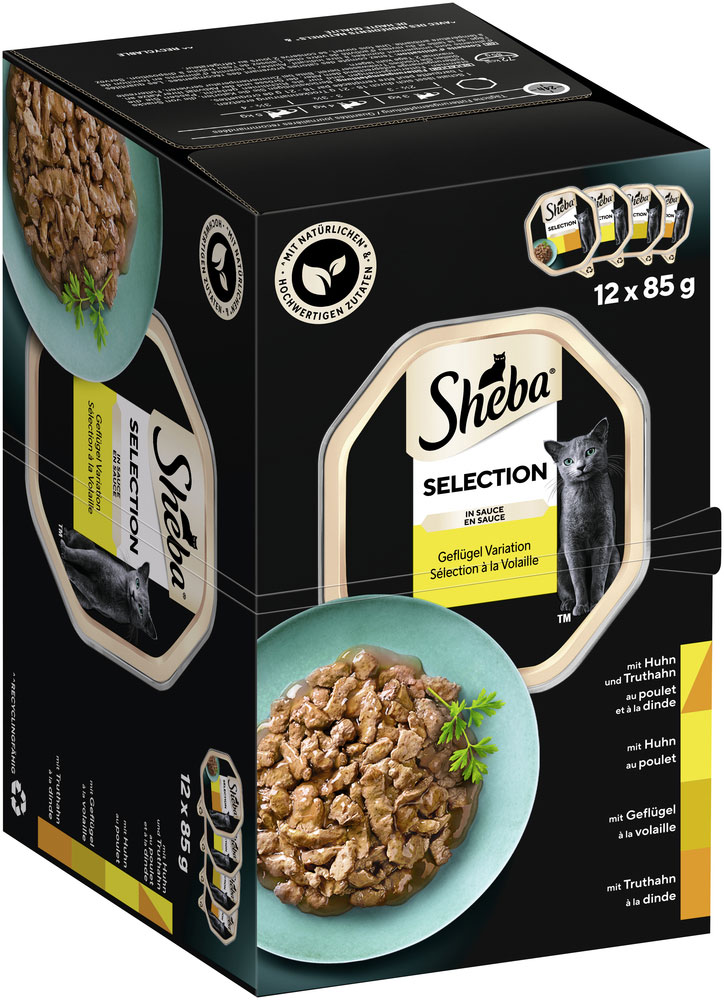 Sheba - Selection Geflügel Variation - 6 x 12X85g - 3