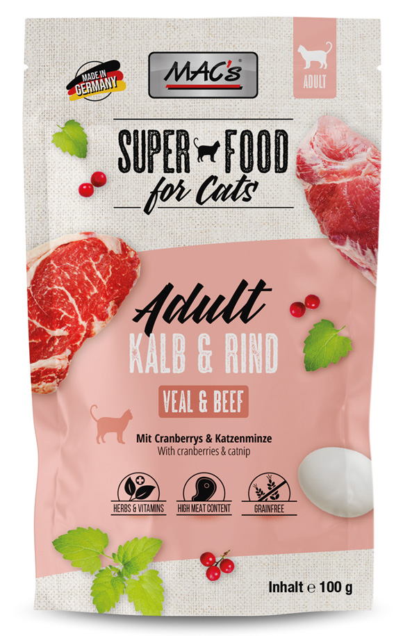 MAC´s - CAT Kalb & Rind - 12 x 100 g - 1
