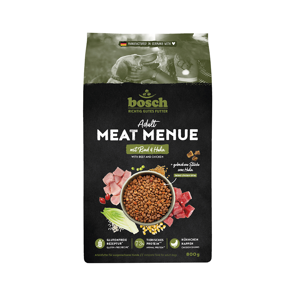 MEAT MENUE Adult mit Rind & Huhn