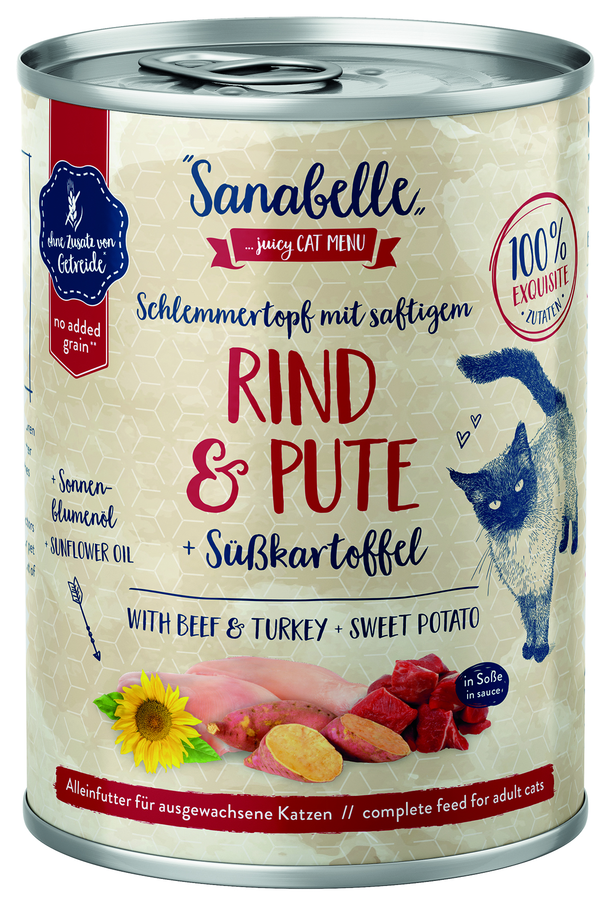 Rind & Pute mit Süßkartoffeln