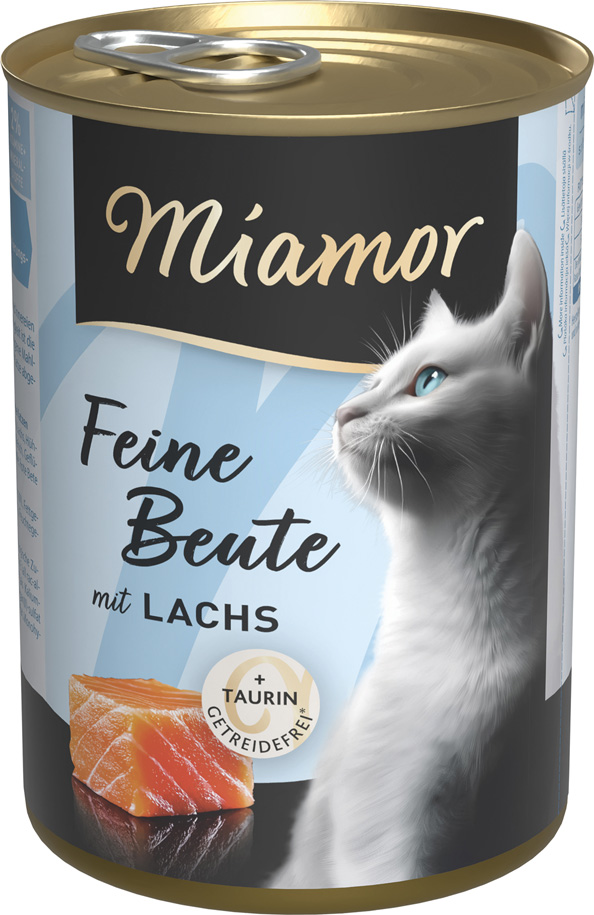 Miamor - Feine Beute Lachs - 12 x 400 g - 1