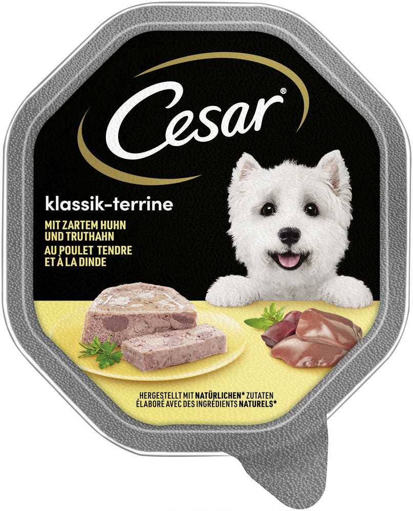 Cesar - Klassiker Huhn & Truthahn - 14 x 150g - 1
