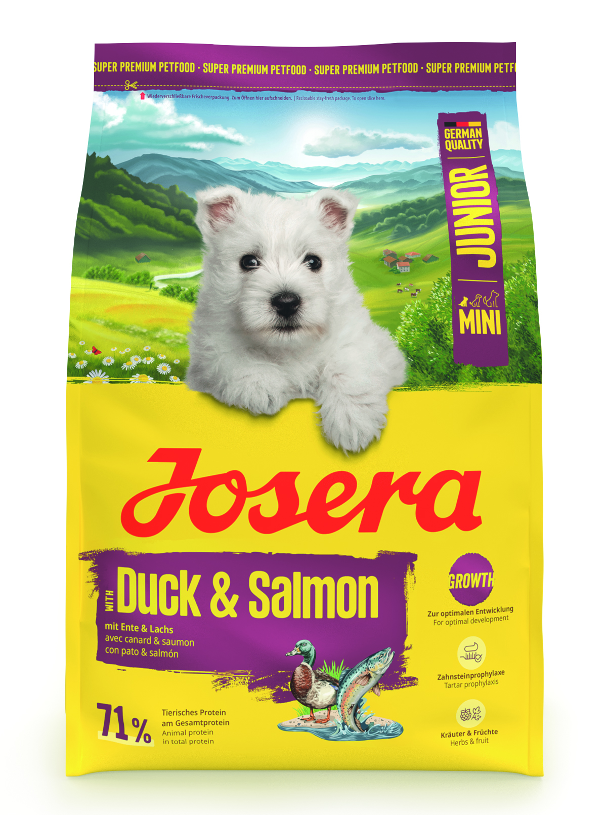 Mini Junior Duck & Salmon