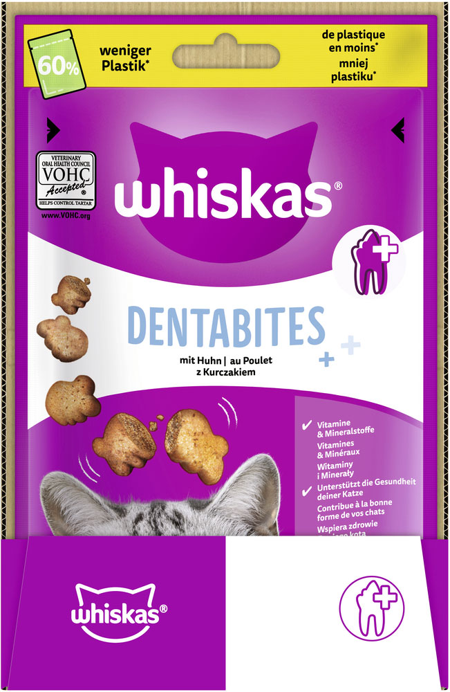 Whiskas - Dentabits Huhn - 1 x 40g - 3