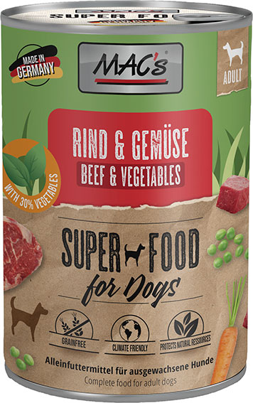 MAC´s - DOG Rind & Gemüse - 6 x 400g - 1