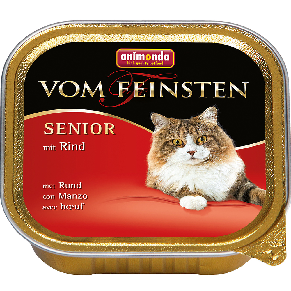 Senior mit Rind