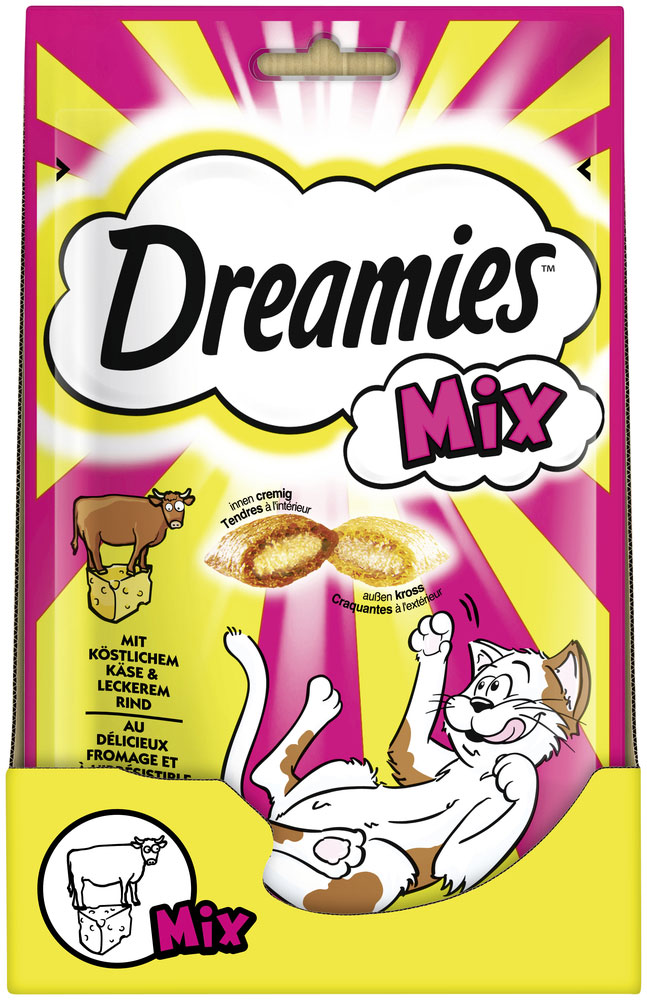 Dreamies - Mix Käse&Rind 60g - 1 x 60g - 3