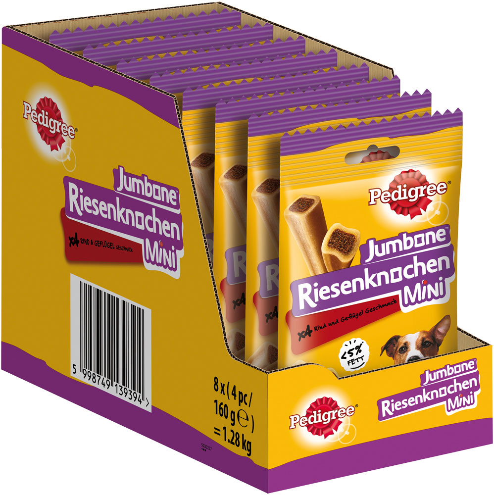 Pedigree - Riesenknochen Mini Rind - 1 x 4 Stück - 2