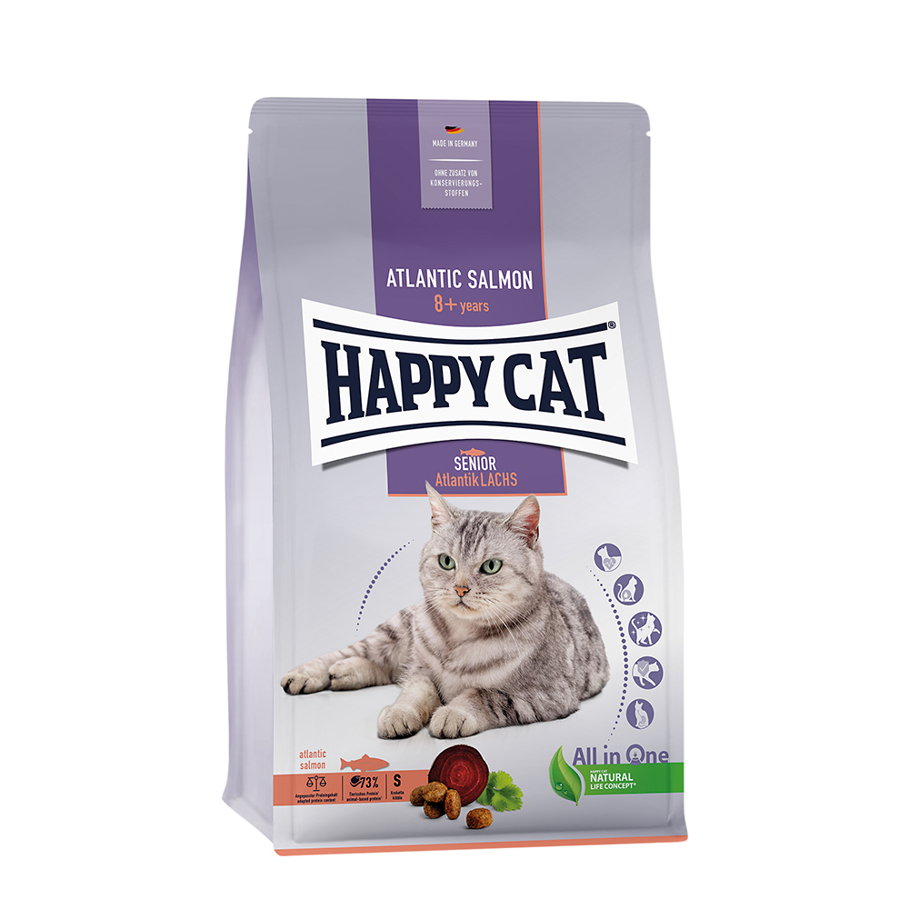Happy Cat - Senior Atlantik Lachs - 1