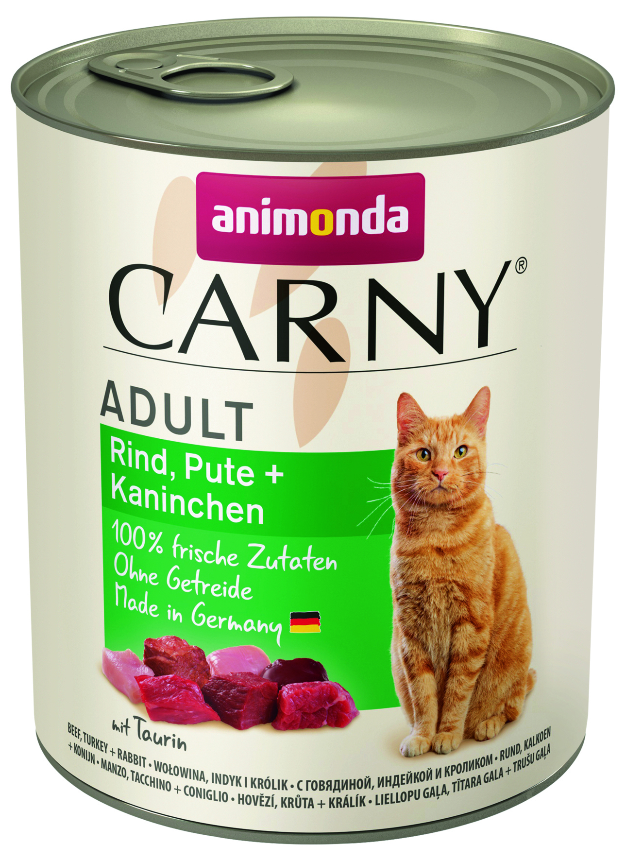 Adult Rind, Pute + Kaninchen