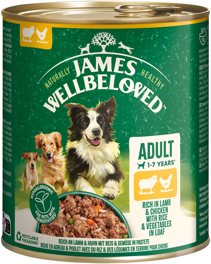 James Wellbeloved - Reich an Lamm & Huhn mit Reis & Gemüse in Pastete - 1