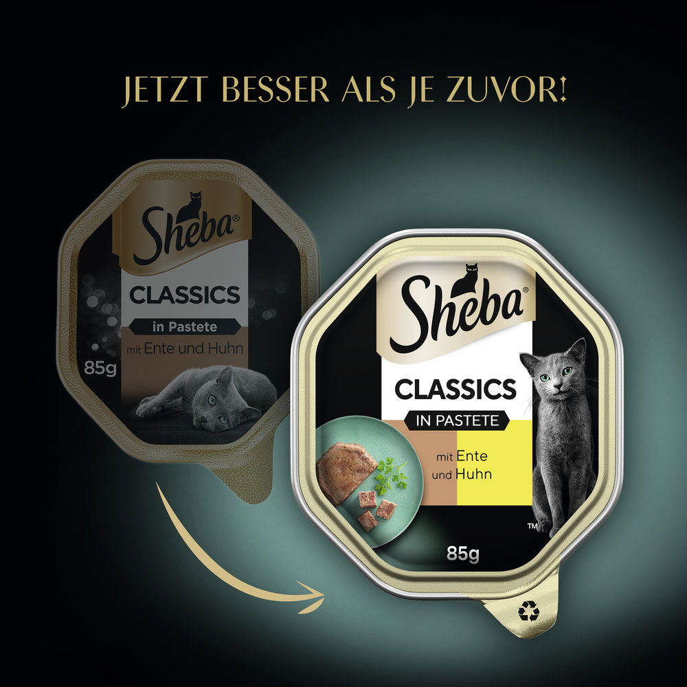 Sheba - Classic Pastete Ente & Huhn - 22 x 85 g - 4
