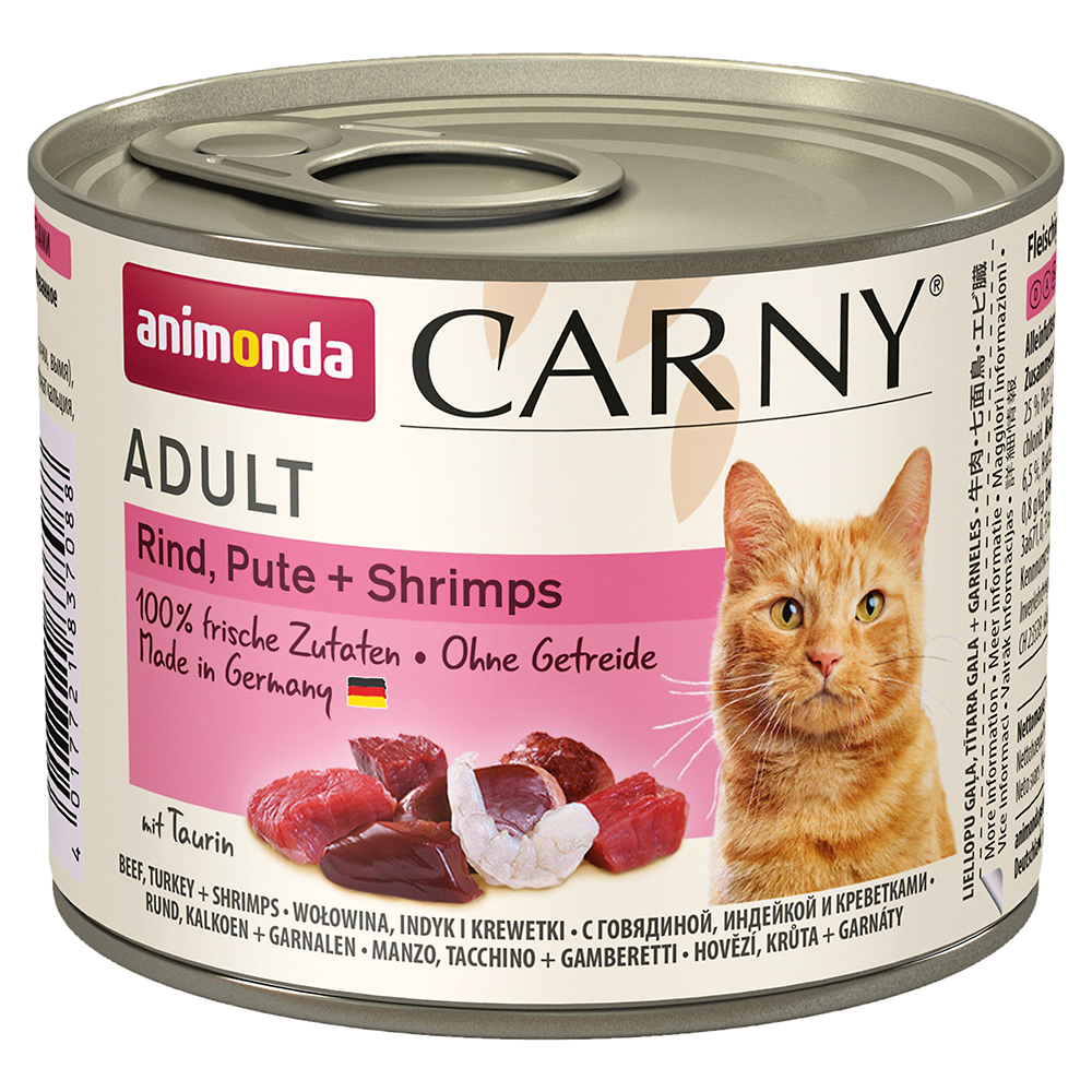 Animonda Carny - Adult Rind, Pute + Shrimps - 1