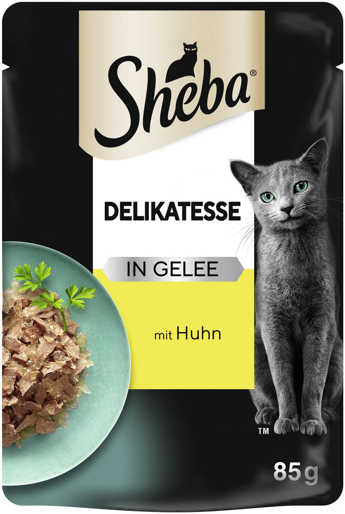 Sheba - Delicatesse in Gelee mit Huhn - 28 x 85 g - 5