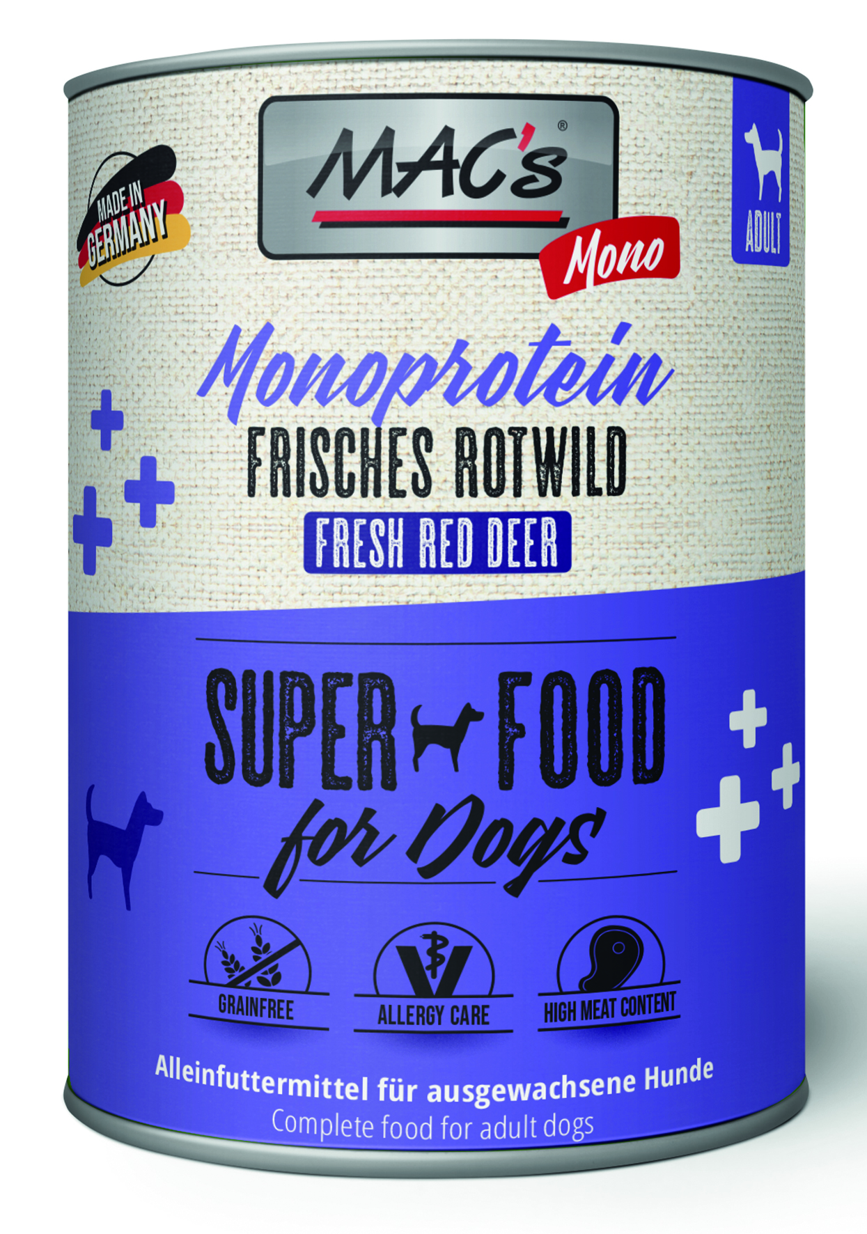 MAC´s - DOG Mono Sensitive Wild & Hirsch - 6 x 800 g - 1