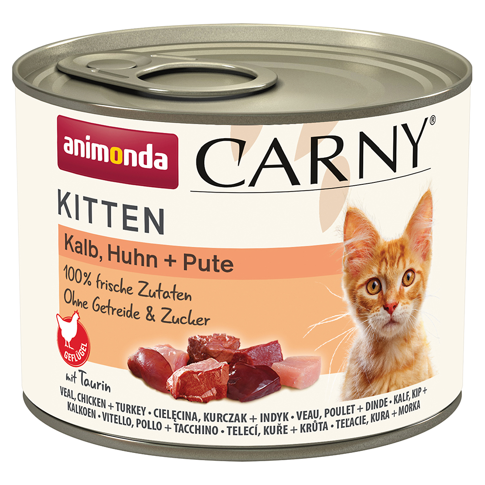 Animonda Carny - Kitten Kalb, Huhn & Pute - 1