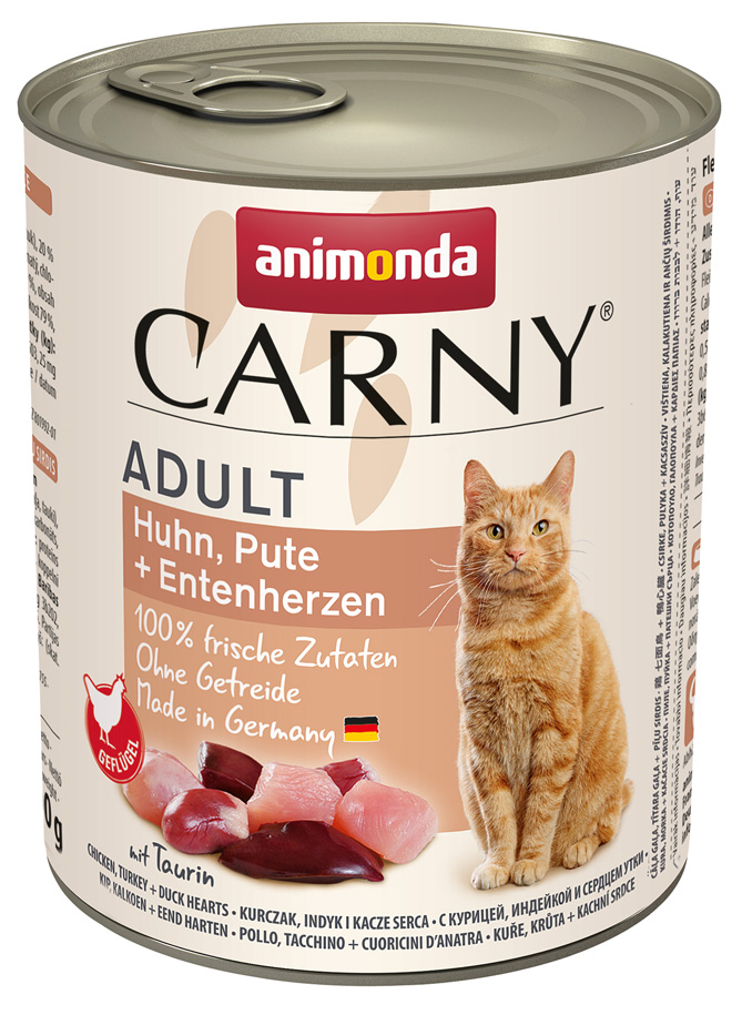 Adult Pute, Huhn + Entenherzen