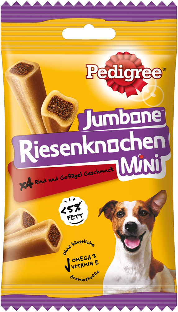 Pedigree - Riesenknochen Mini Rind - 8 x 160 g - 1