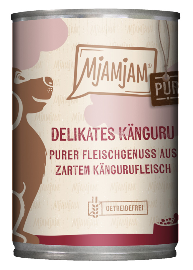 MjAMjAM - purer Fleischgenuss - delikates Känguru - 6 x 400 g - 1