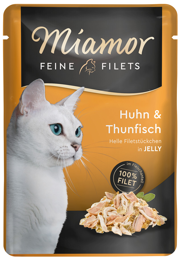 Feine Filets in Jelly Huhn & Thunfisch Feine Filets in Jelly Huhn & Thunfisch