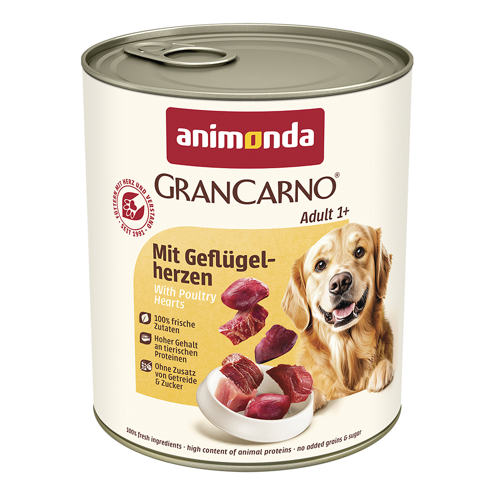 Adult mit Geflügelherzen