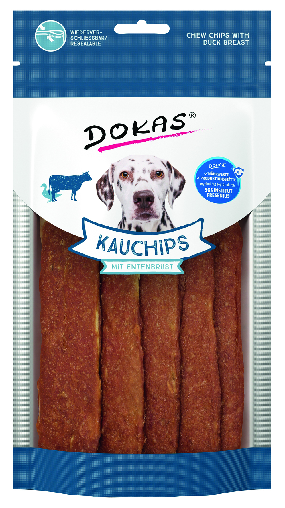 Kauchips mit Entenbrust