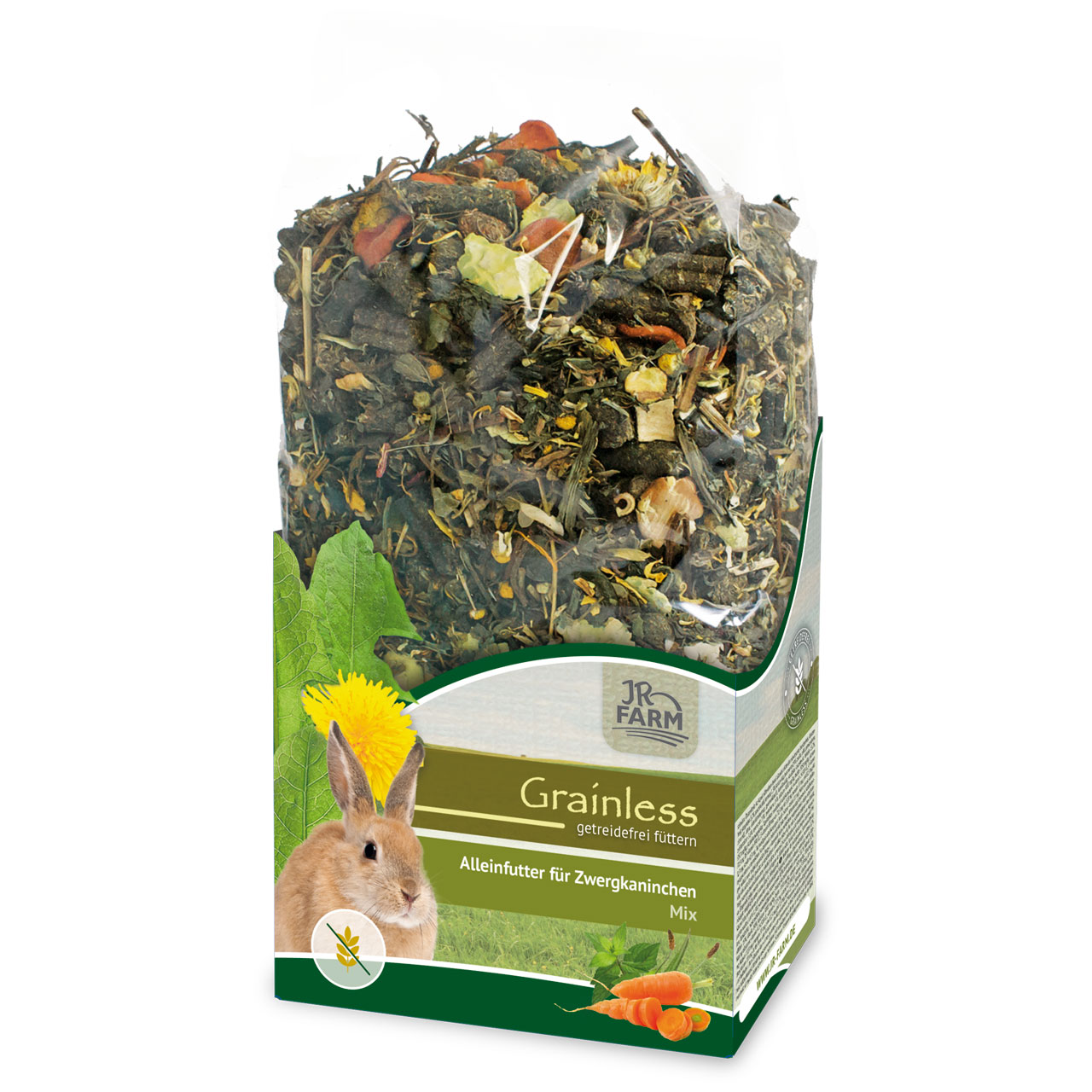 JR Farm - Grainless Mix Zwergkaninchen - 1 x 650g - 1