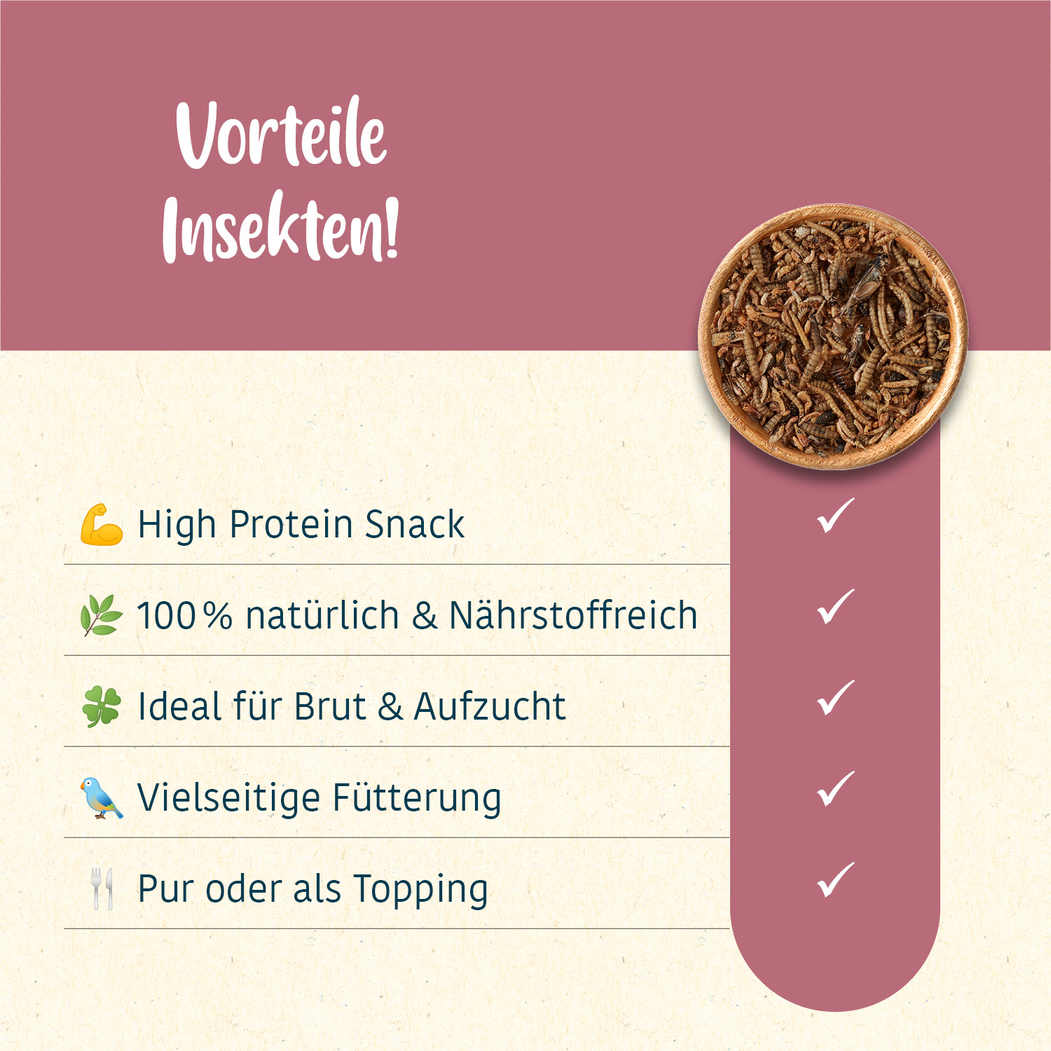 elles - Insekten-Mix 125g - 4