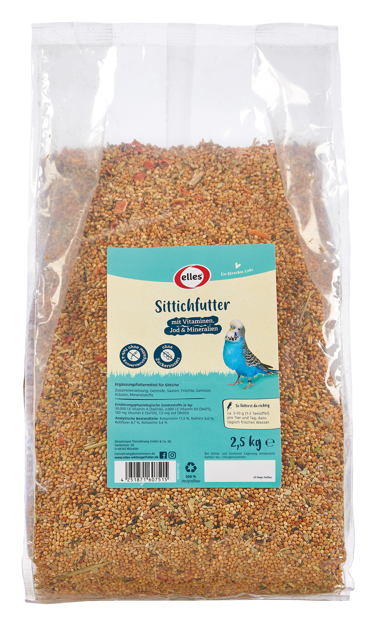 Sittichfutter 2,5kg