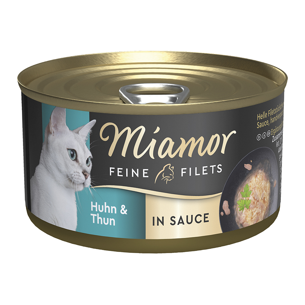 Feine Filets Huhn & Thunfisch in Sauce