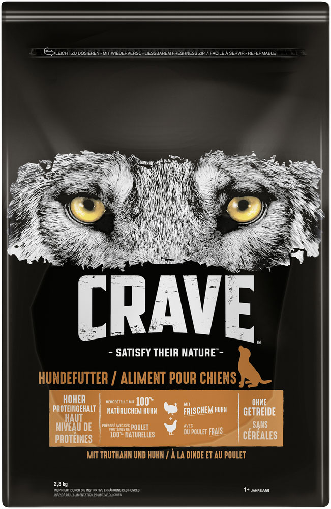 Crave - Adult Truthahn & Huhn - 1 x 2,8kg - 4