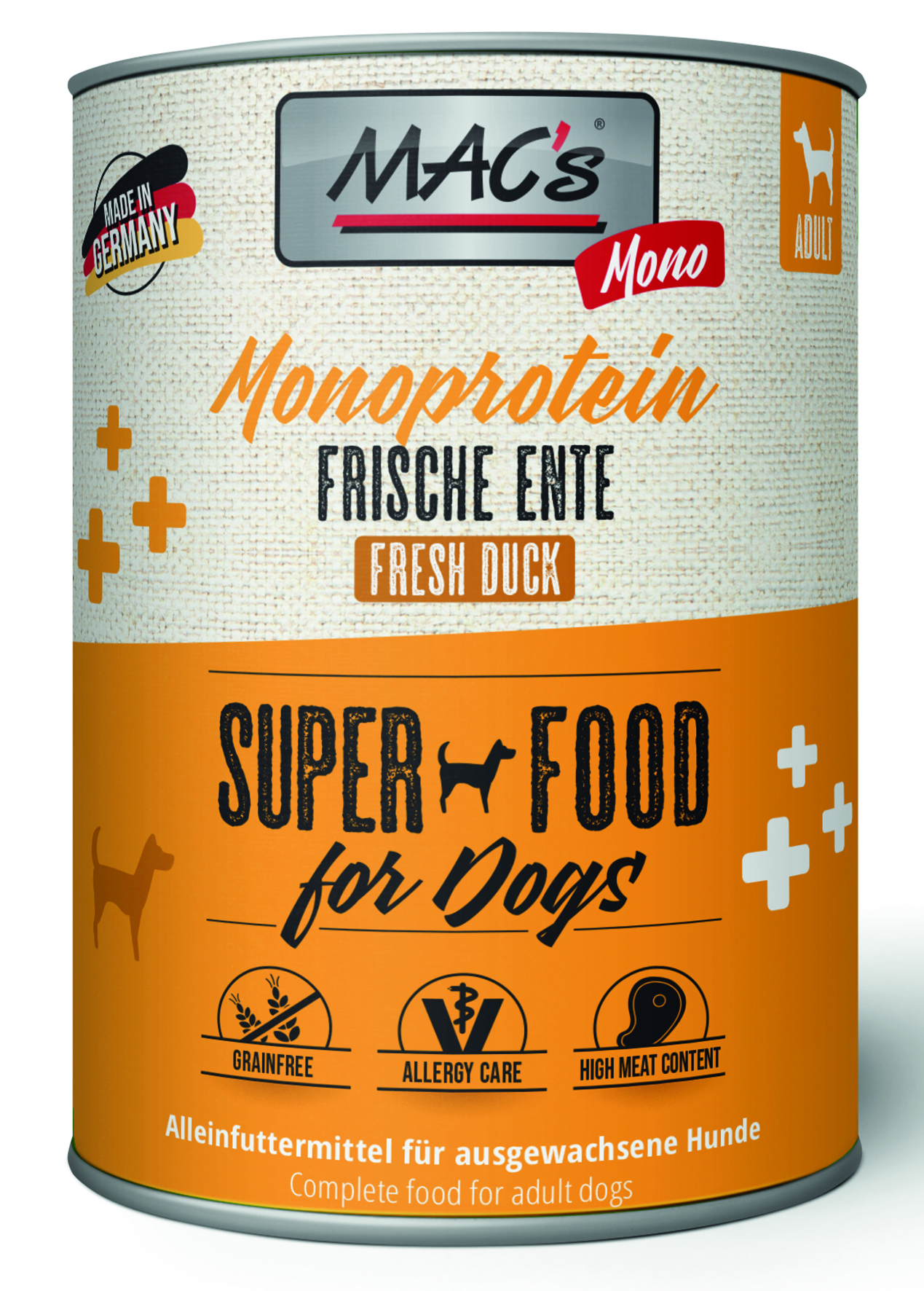 MAC´s - DOG Mono Sensitive Ente - 6 x 800 g - 1