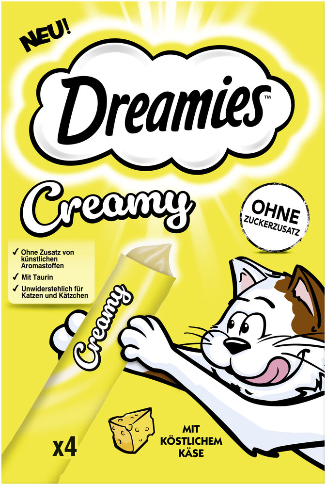 Dreamies - Creamy Multipack Käse - 11 x 4x10g - 1