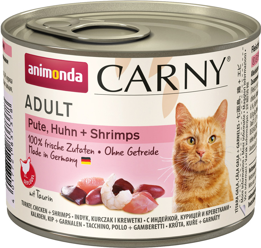 Animonda Carny - Adult Pute & Huhn & Shrimps - 6 x 200 g - 1