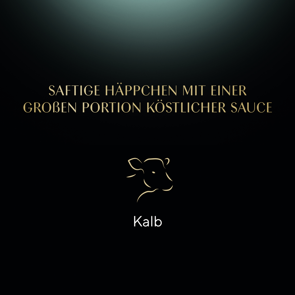 Sheba - Collection Sauce mit Kalbshäppchen in heller Sauce - 22 x 85 g - 3