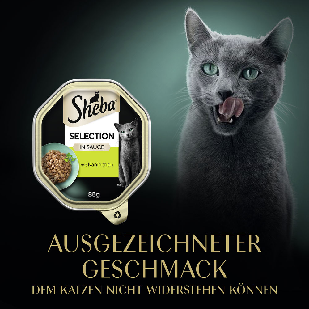 Sheba - Selection Kaninchen in Sauce - 22 x 85 g - 2